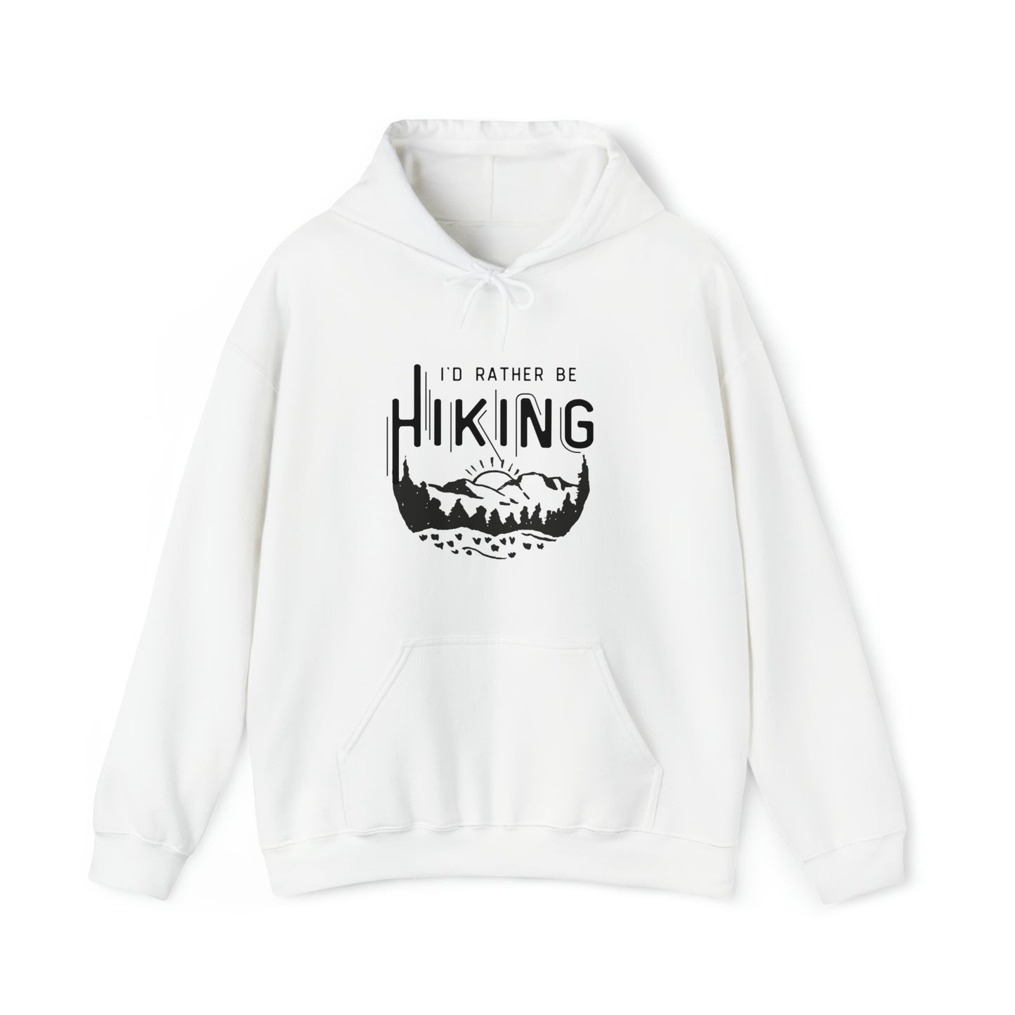 Unisex Heavy Blend™ Hooded Sweatshirt, I'd Rather Be Hiking Hoodie