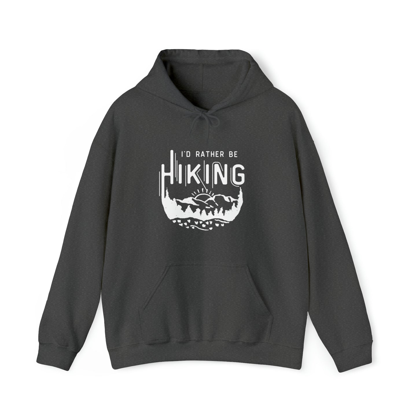 Unisex Heavy Blend™ Hooded Sweatshirt, I'd Rather Be Hiking Hoodie