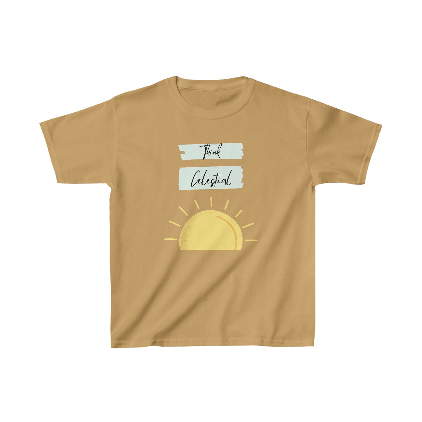 Kids Heavy Cotton™ Tee, Think Celestial T-shirt, Lds General Conference Tee, Lds General Conference Shirt, Latter Day Saint Tee
