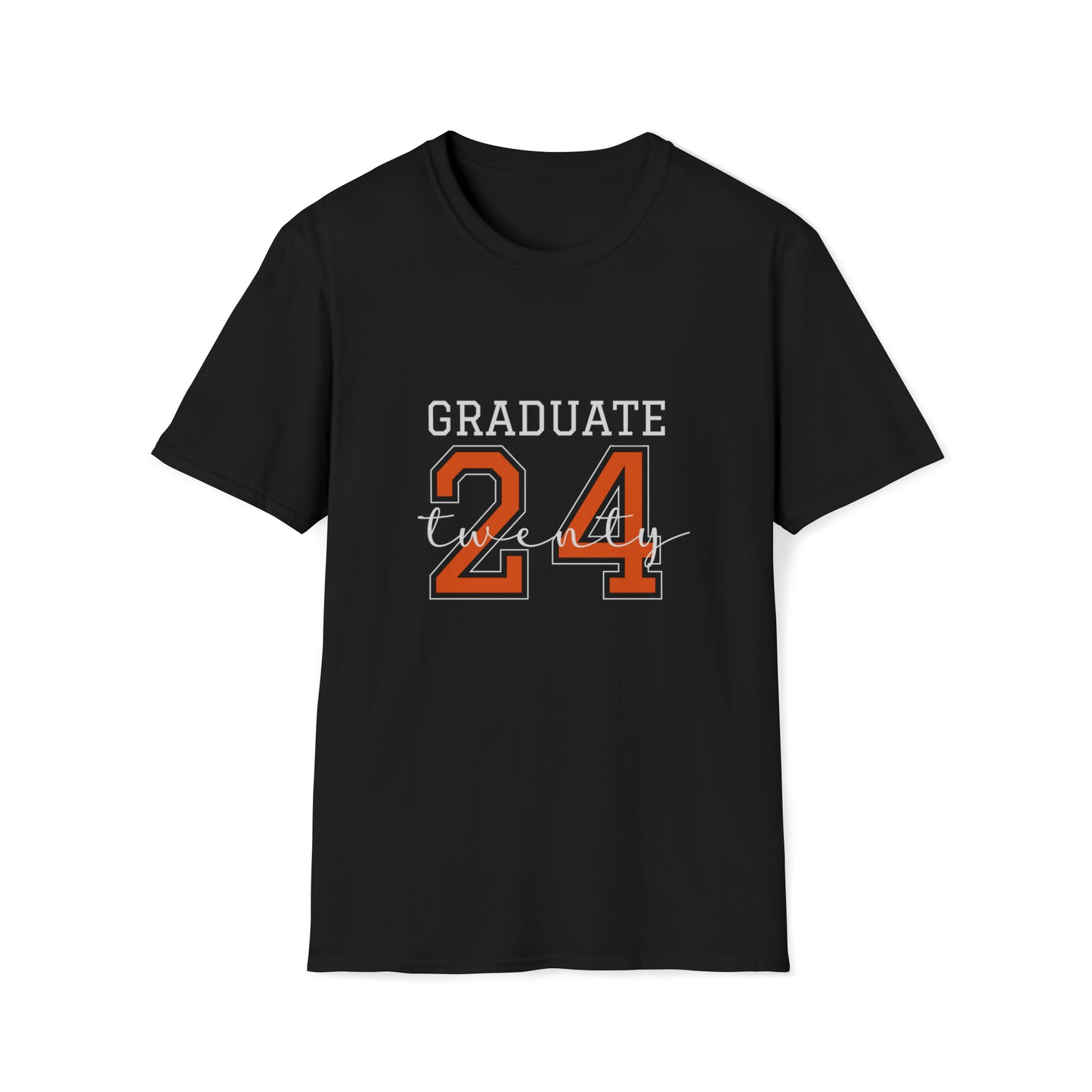 Unisex Softstyle T-Shirt, 2024 Graduate Shirt, Proud Mom, Proud Dad, Proud Grandparent, Grandma, Grandpa of Graduate 2024