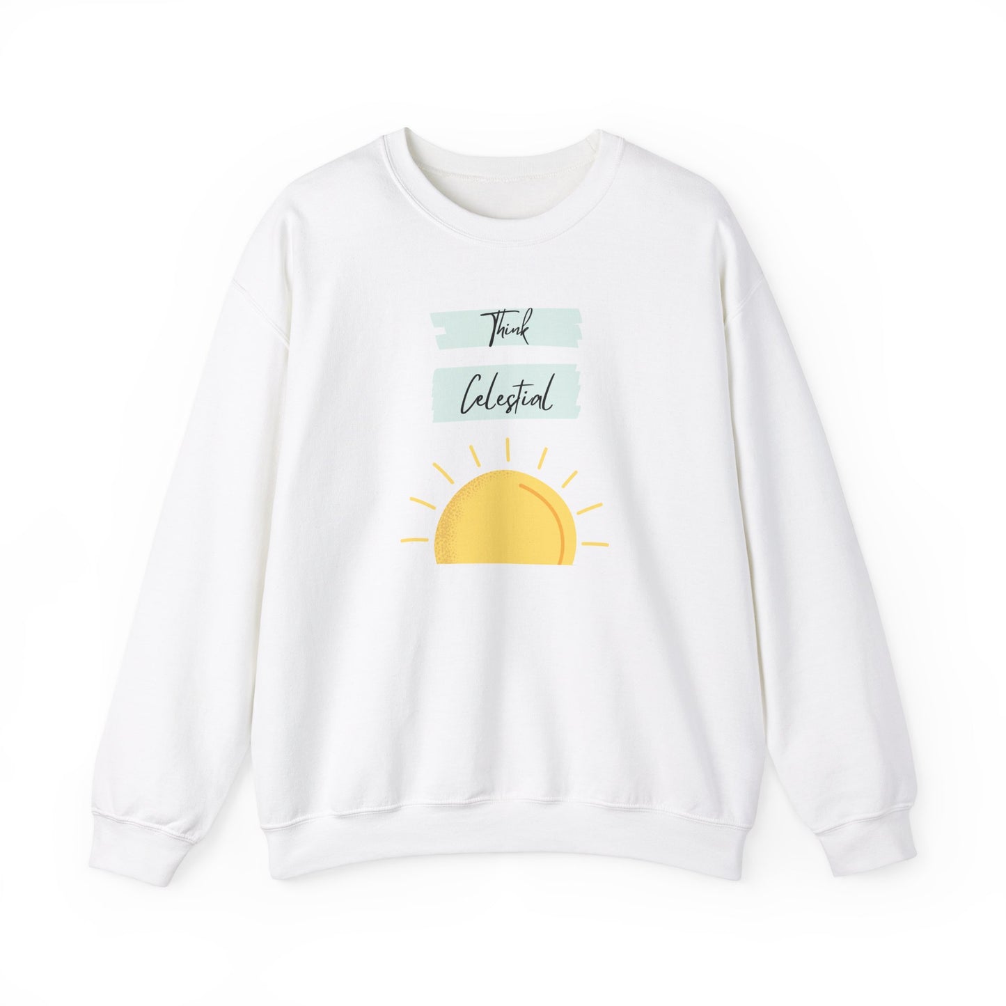 Unisex Heavy Blend™ Crewneck Sweatshirt, Think Celestial General Conference, Russell M Nelson, President Nelson, Think Celestial Lds, Lds Missionary Gifts, Lds Primary Gifts, Lds Christmas Gifts, Lds Prophet, Jesus Christ, Relief Society Gift