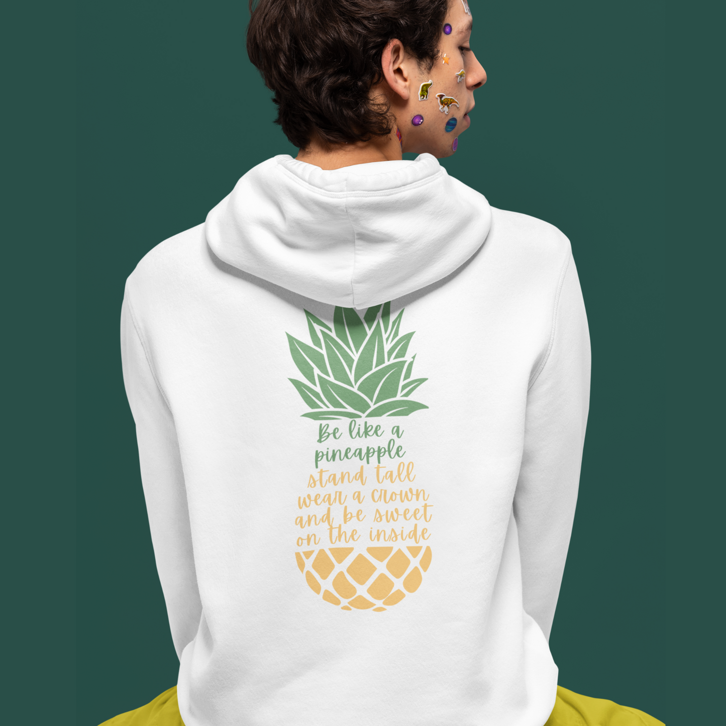 Unisex Heavy Blend Hooded Sweatshirt, Be Like A Pineapple Hoodie