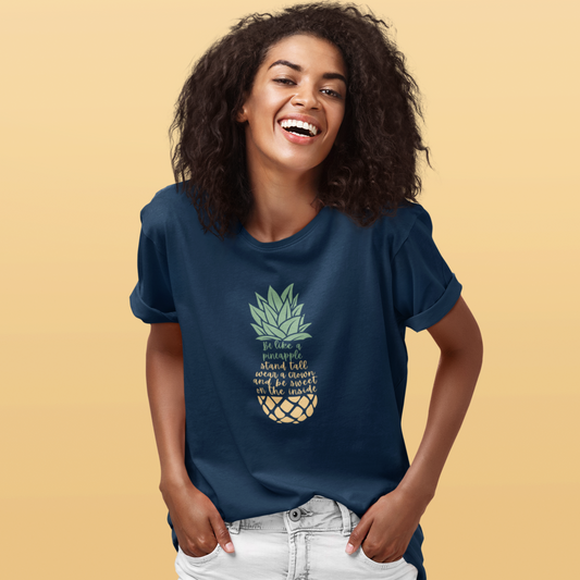 Unisex Softstyle T-Shirt, Be Like a Pineapple