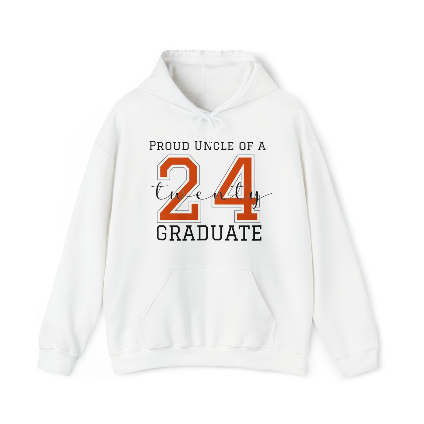 Unisex Heavy Blend™ Hooded Sweatshirt, 2024 Graduate Hoodie, Proud Mom, Proud Dad, Proud Grandparent, Grandma, Grandpa of Graduate 2024