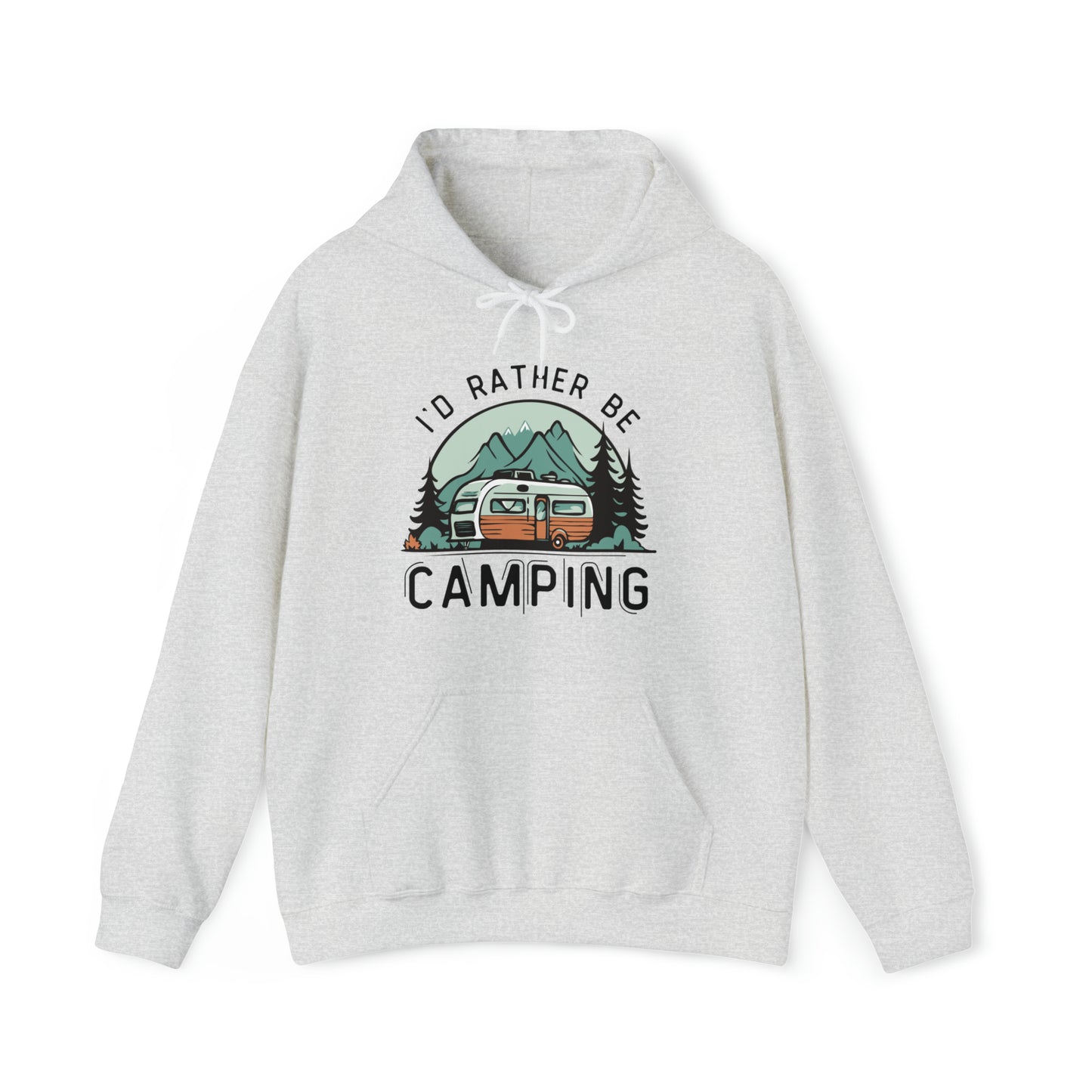 Unisex Heavy Blend™ Hooded Sweatshirt, I'd Rather Be Camping Hoodie