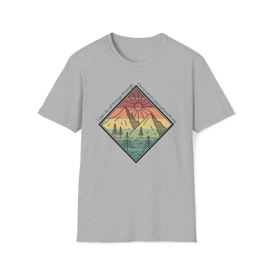 Unisex Softstyle T-Shirt, Retro Diamond All Things