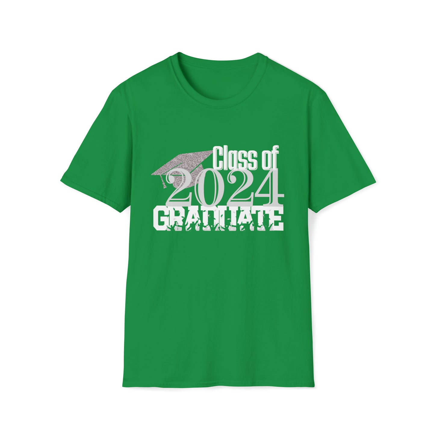 Custom Unisex Softstyle T-Shirt, 2024 Graduate Shirt, Proud Mom, Proud Dad, Proud Grandparent, Grandma, Grandpa of Graduate 2024