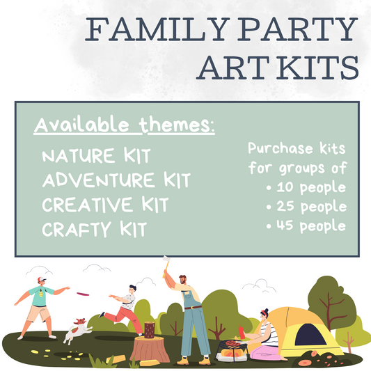Family Party Art Kit, Family Reunion Art Activity Kit