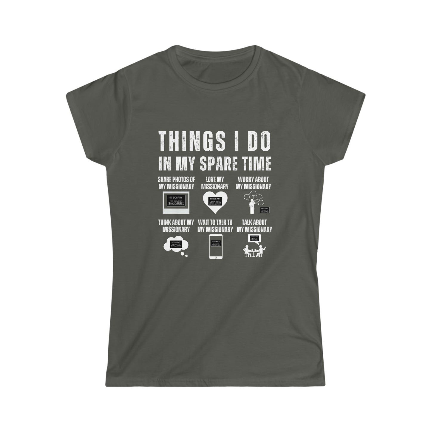 Women's Softstyle Tee, LDS Missionary