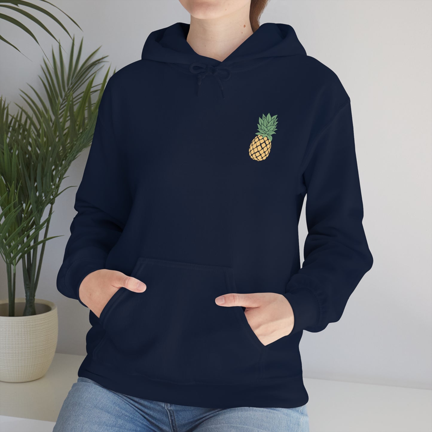 Unisex Heavy Blend Hooded Sweatshirt, Be Like A Pineapple Hoodie