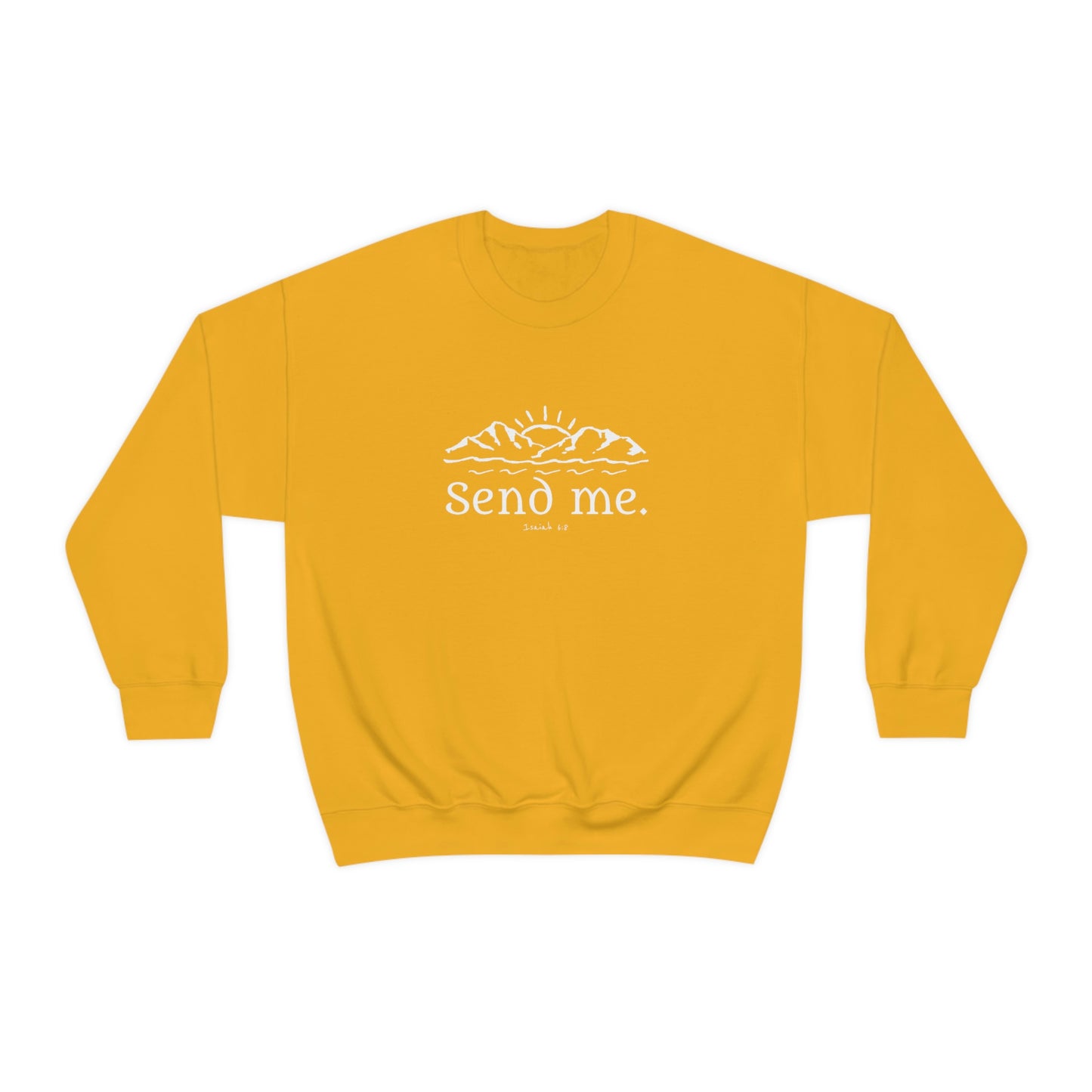 Unisex Heavy Blend™ Crewneck Sweatshirt, Send Me Mission Shirt