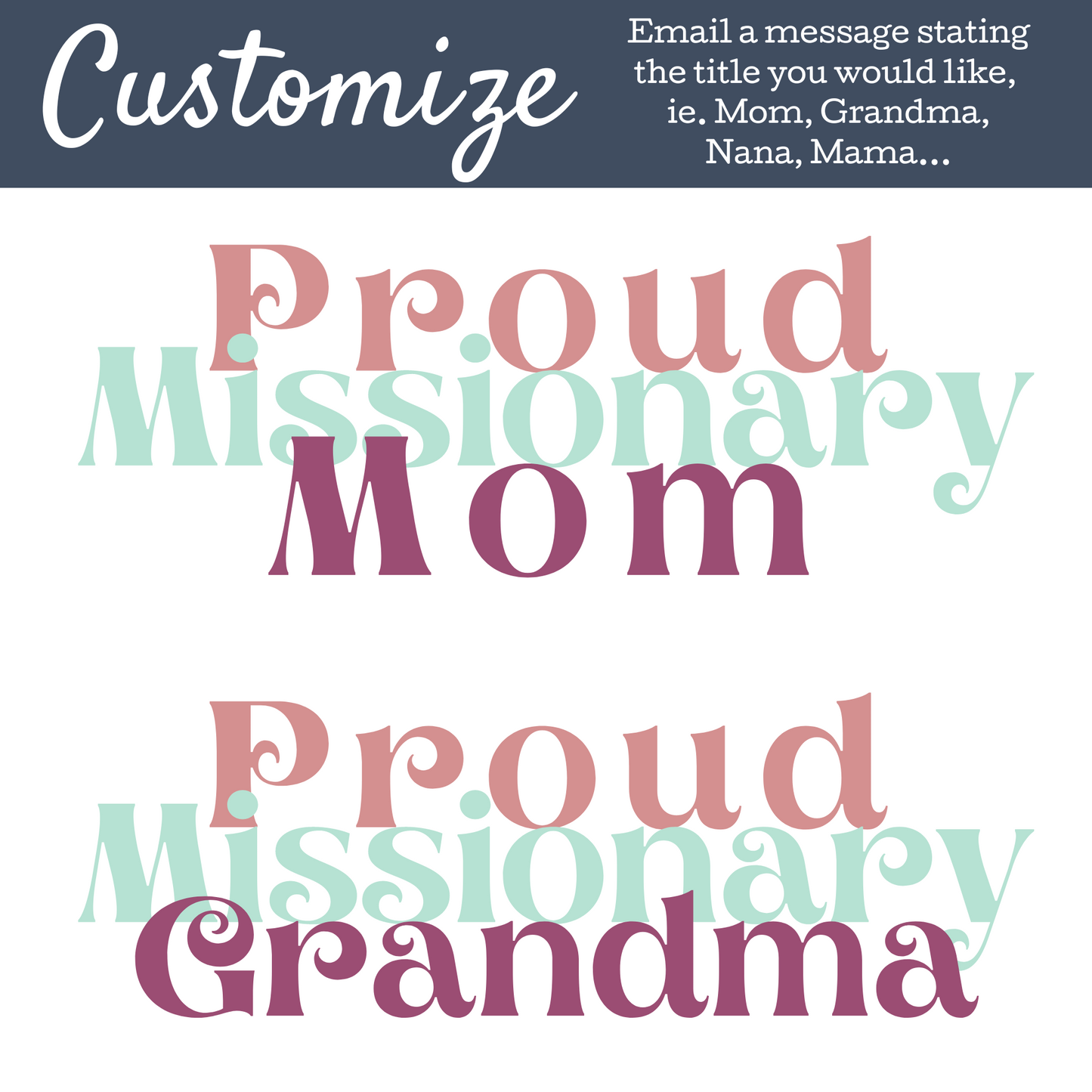 Unisex Heavy Blend™ Crewneck Sweatshirt Proud Missionary Mom