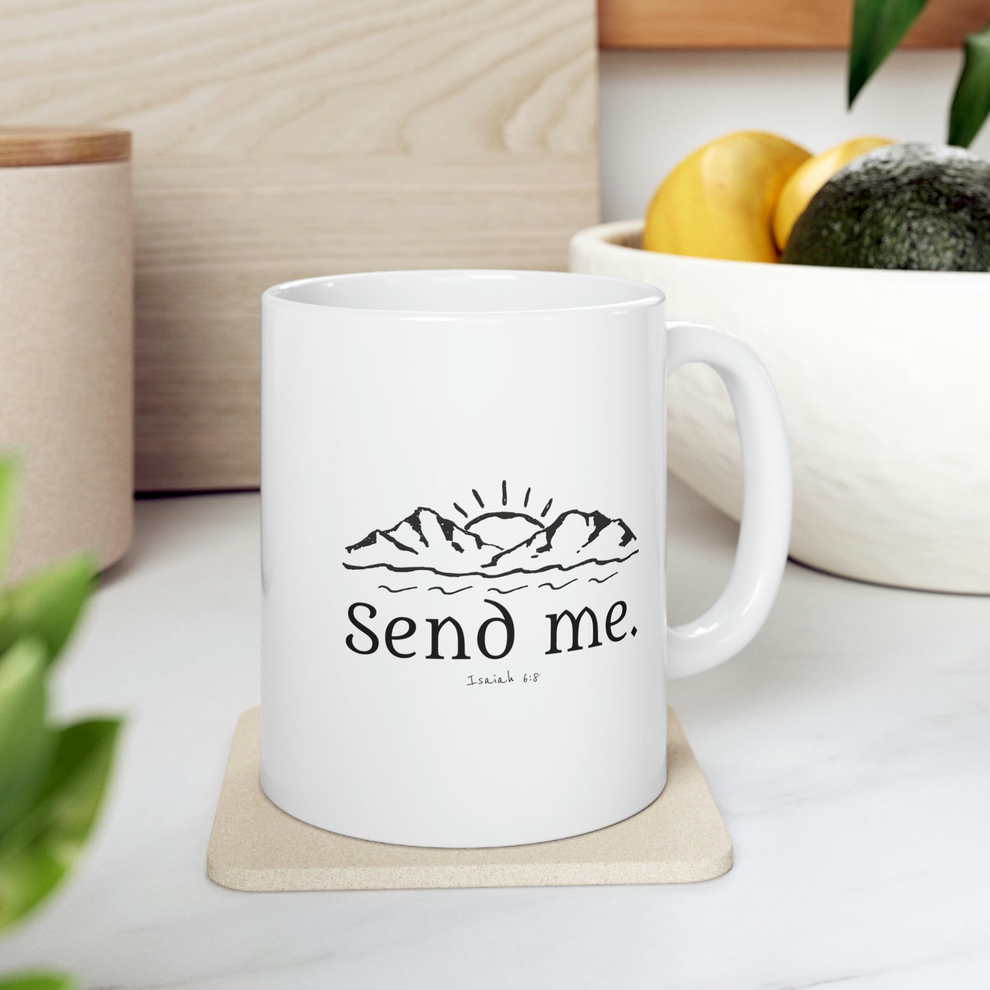 Send Me, Ceramic Mug 11oz, Missionary