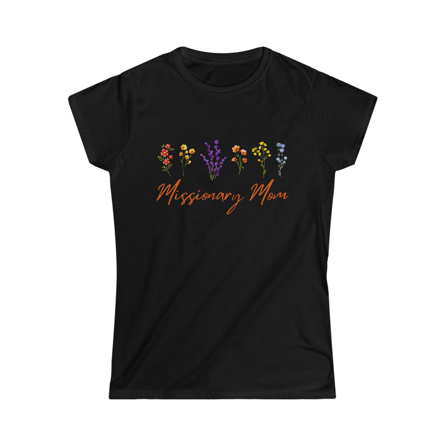 Women's Softstyle Tee, Missionary Mom Shirt, Missionary Grandma Shirt