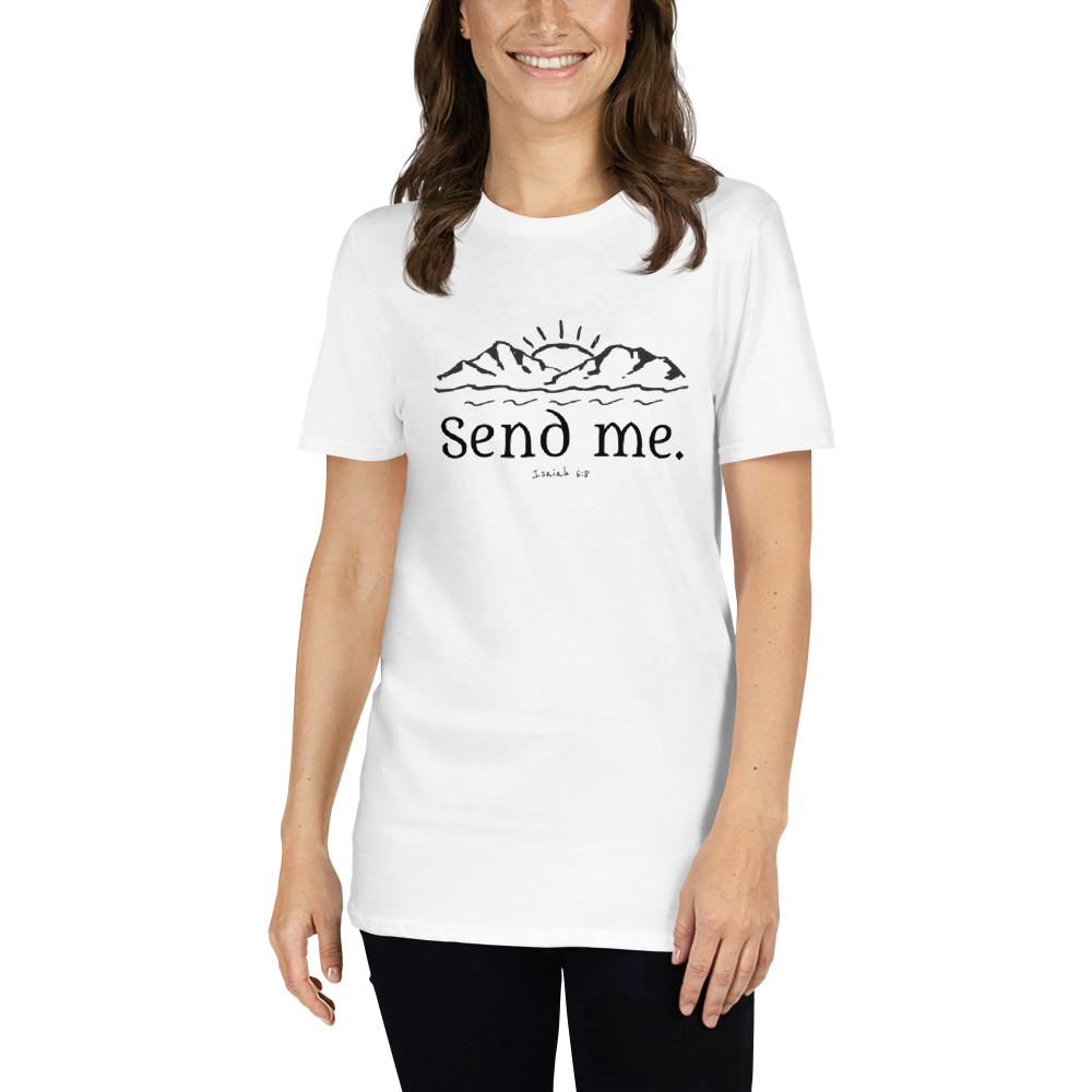 Unisex Softstyle T-Shirt, Missionary, Mission Prep, Send Me