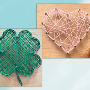 String Art Kits - Heart, Shamrock