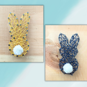 String Art Kits - Two Easter Bunnies