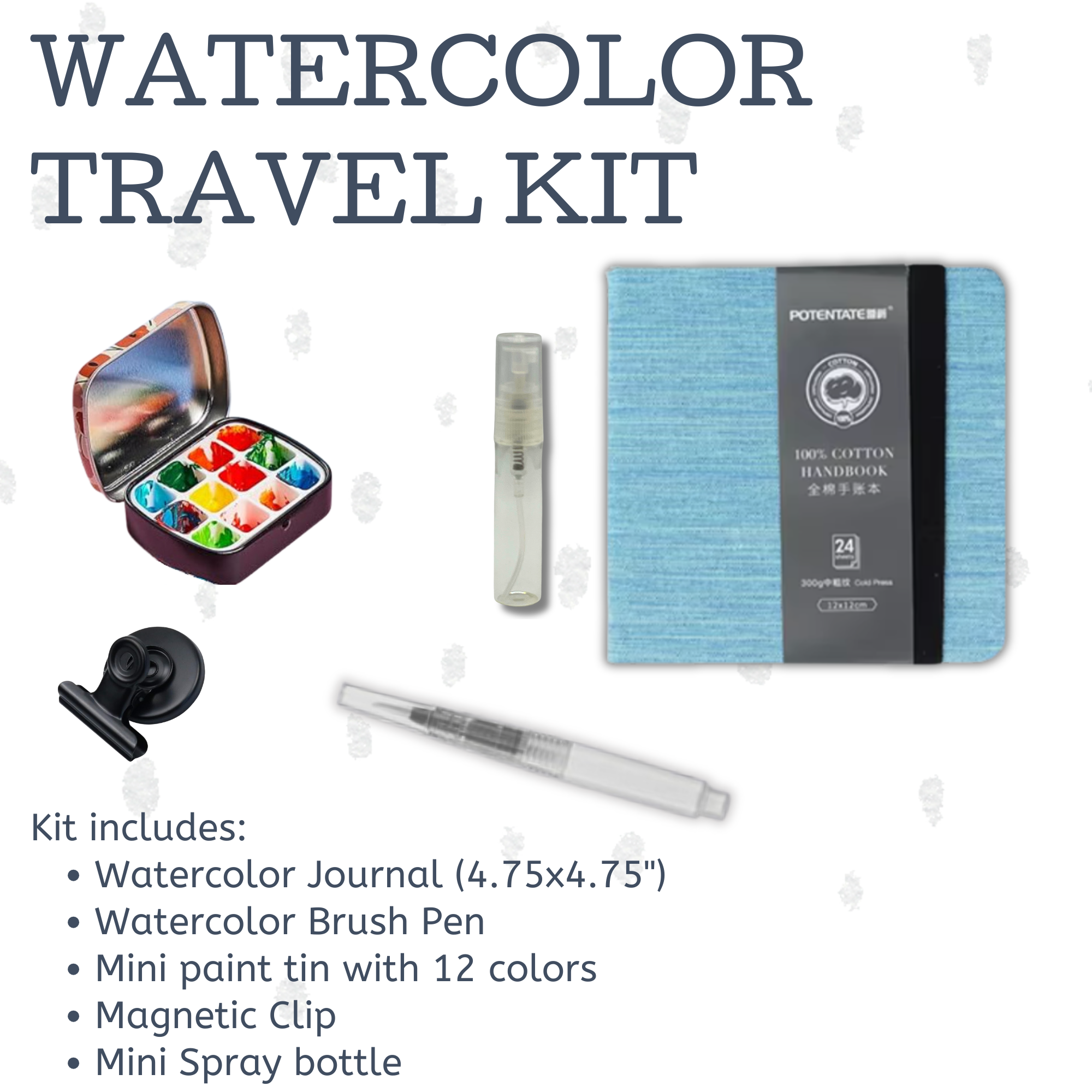 Watercolor Travel Kit