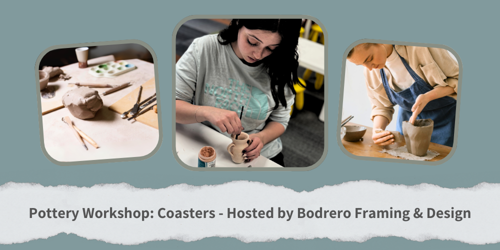 Pottery Workshop Part 2 -Hosted by Bodrero Framing & Design