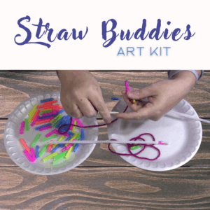 Straw Buddies Art Kit