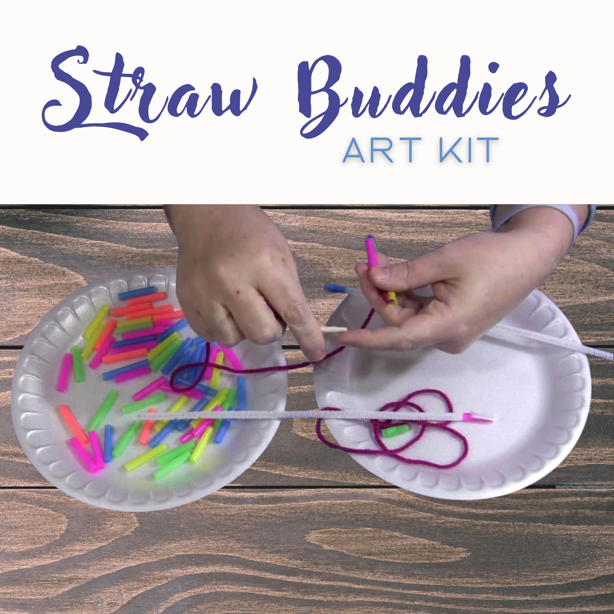 Straw Buddies Art Kit