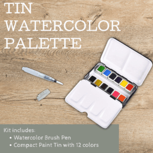 Tin Watercolor Palette